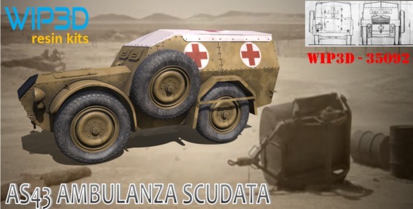 WIP 3D Armoured Ambulance AS43