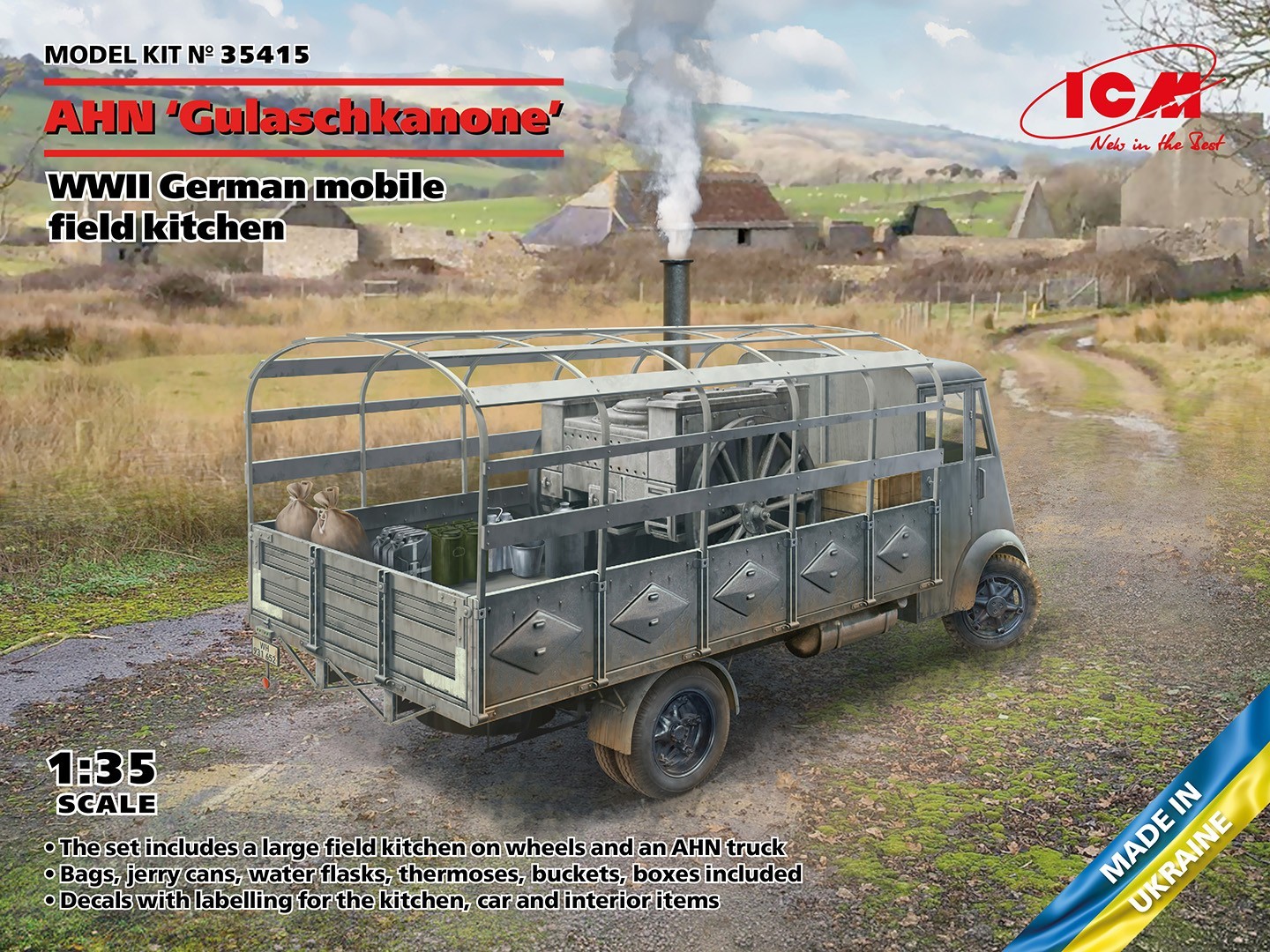 SOON ON SALE! AHN ‘Gulaschkanone’ WWII German mobile field kitchen