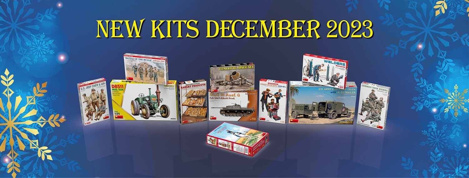 New #MiniArt Kits Available ✅ December 2023