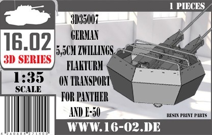 16.02: 5,5cm Zwillingsflak Turret (Panther / E50)