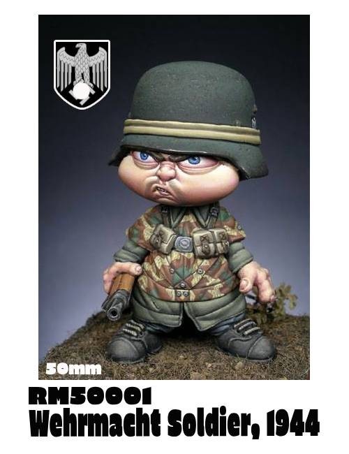 NEW Wehrmacht Soldier, 1944, Scale 50mm.  Ramirez Miniaturas