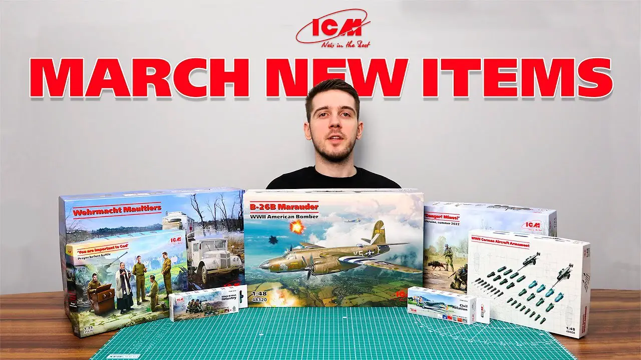 NEW VIDEO! The review of ICM MAY 2024 Plastic Model Kits | Armorama™