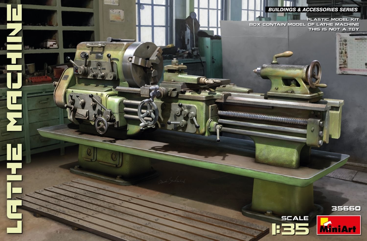 New #MiniArt Kit Coming Soon: 35660 LATHE MACHINE