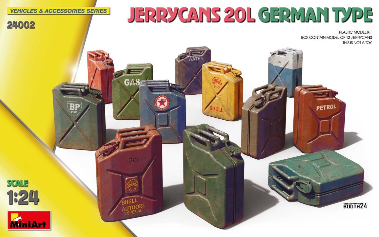 MiniArt 24002 JERRYCANS 20L GERMAN TYPE