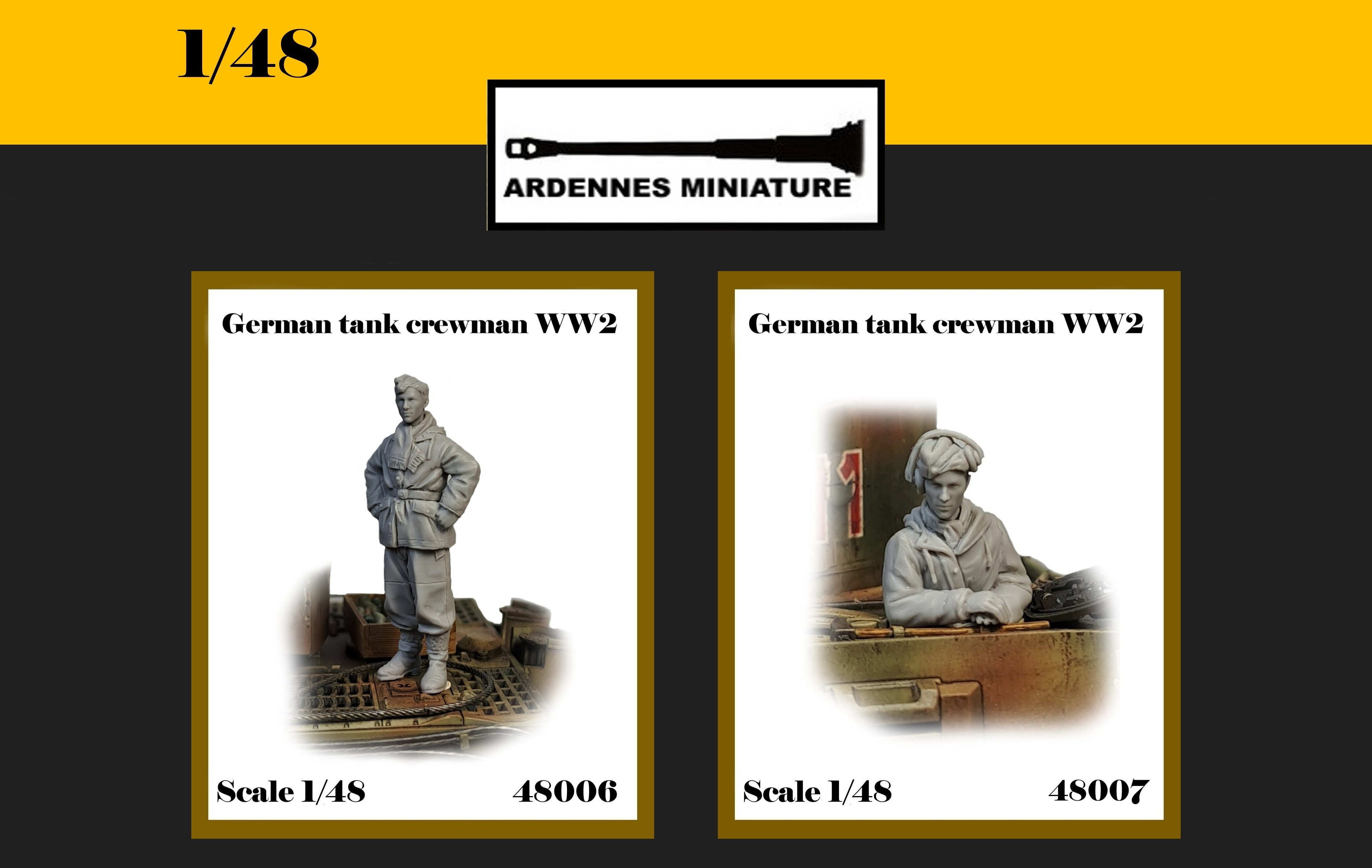 Ardennes Miniature: 1/48 German Tankers