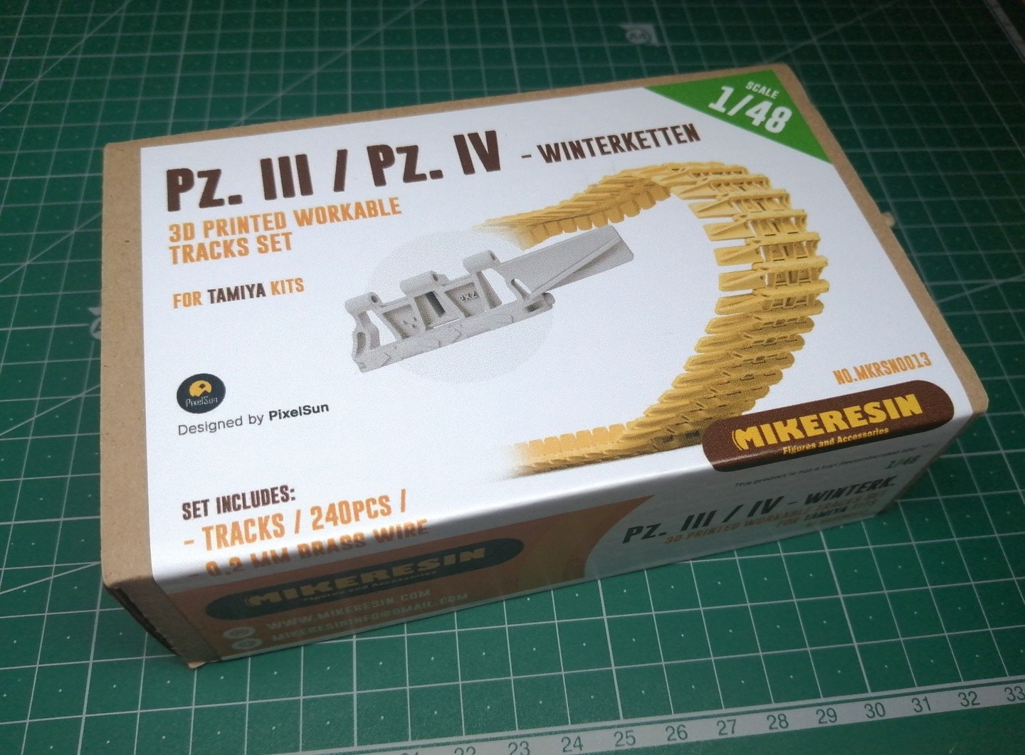 Mikeresin Winterketten tracks for 1/48