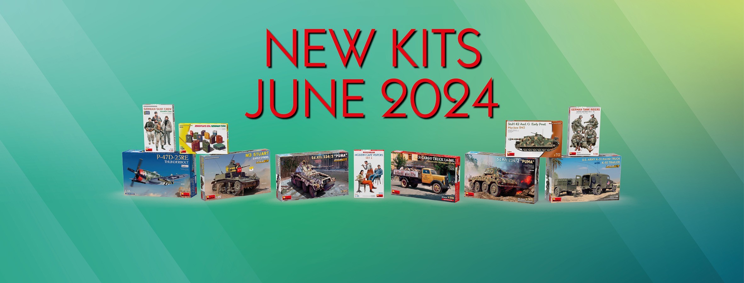New #MiniArt Kits Available ✅ June 2024