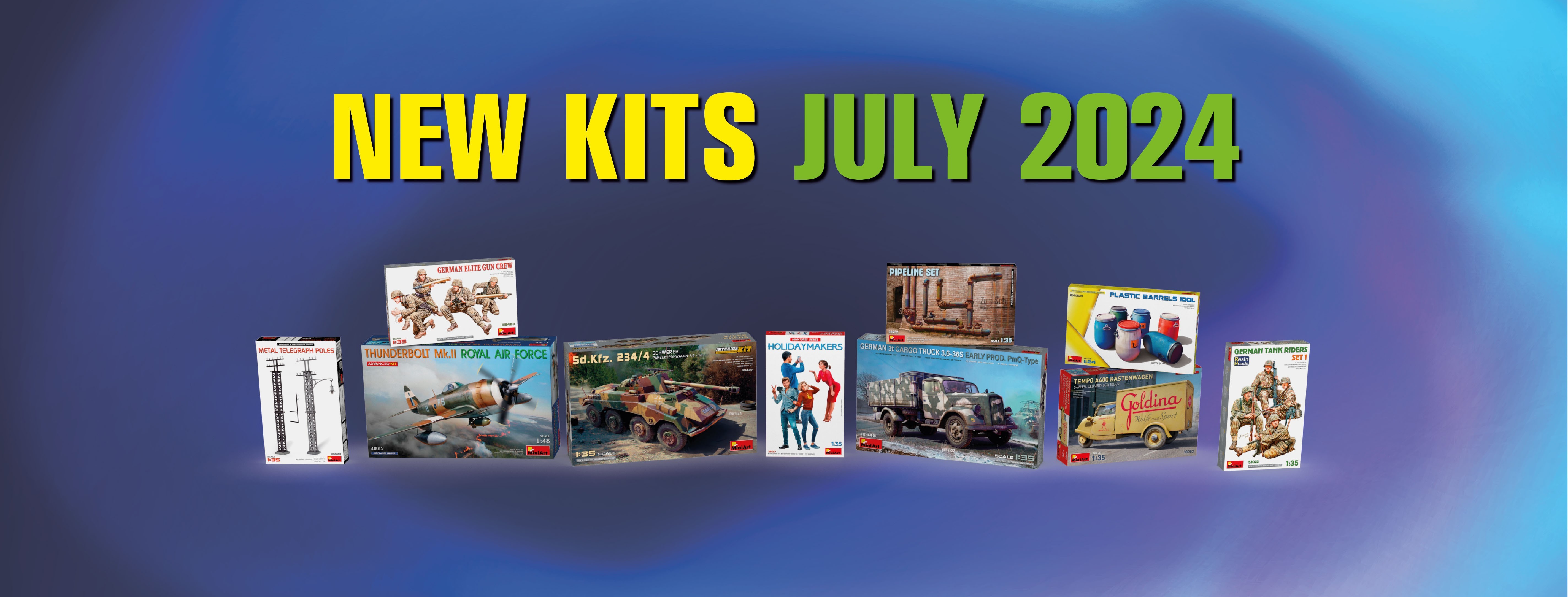 New MiniArt Kits Available ✅ July 2024
