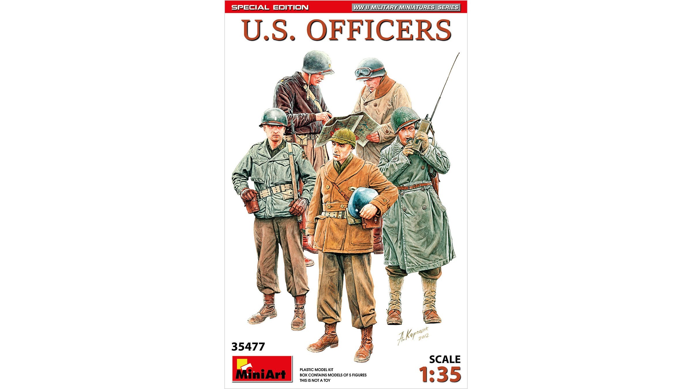 MiniArt 35477 U.S. Officers. Special Edition