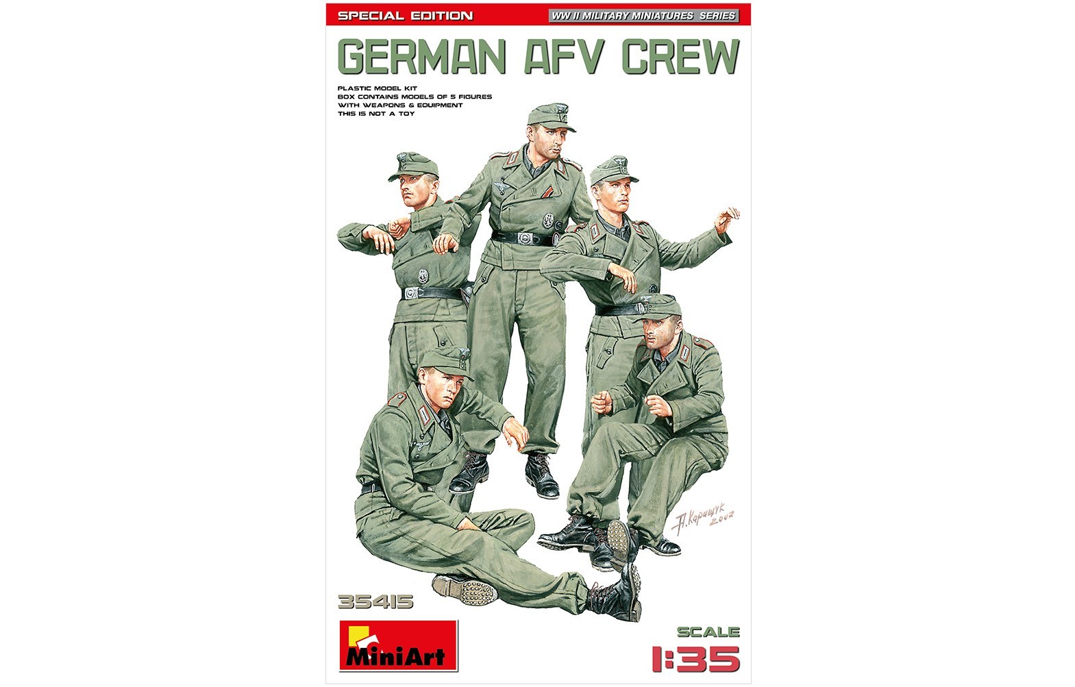 MiniArt 35415 German Afv Crew. Special Edition