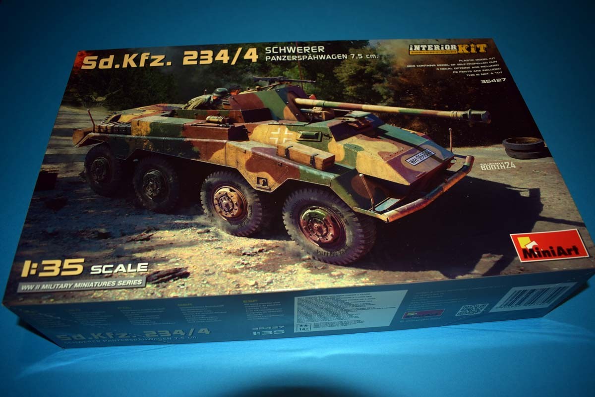 Sd.Kfz. 234/4 Schwerer Panzerspahwagen 7.5cm Interior Kit