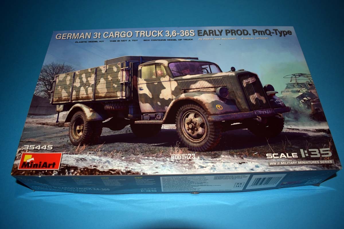 German 3t Cargo Truck, 3.6-36S Early Prod. PmQ-Type
