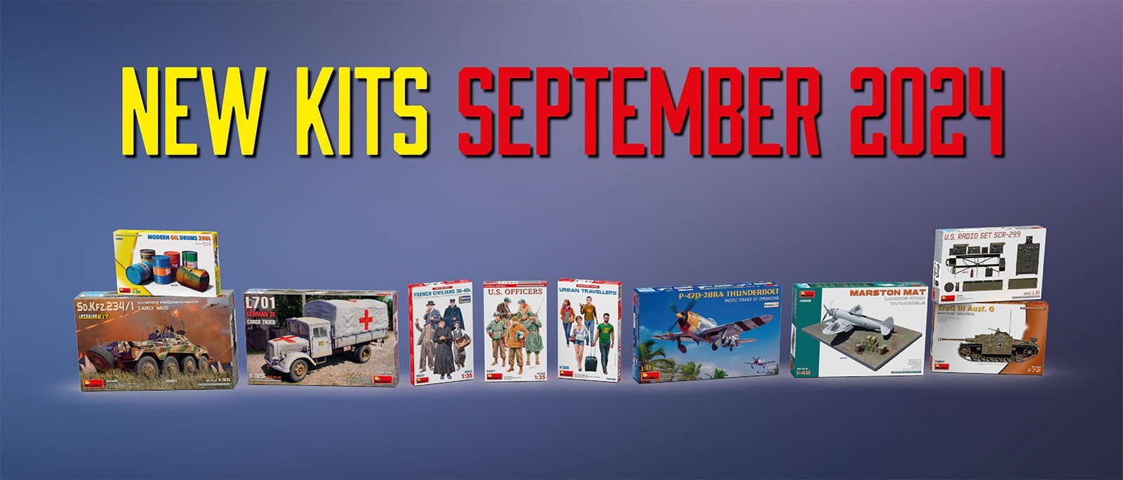 New #MiniArt Kits Available ✅ September 2024