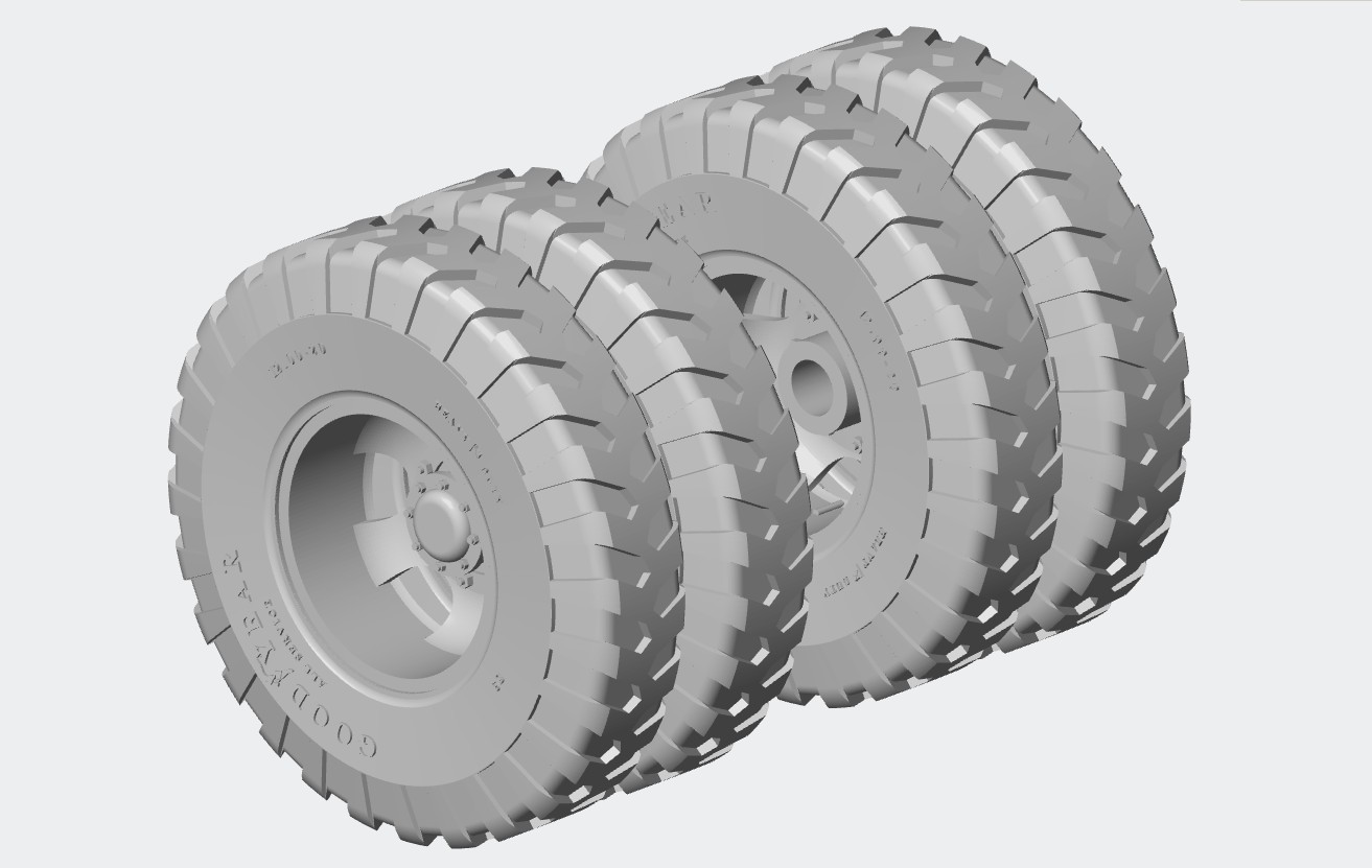 Resicast: Wheels for Diamond 980/981-M-20 and iltis