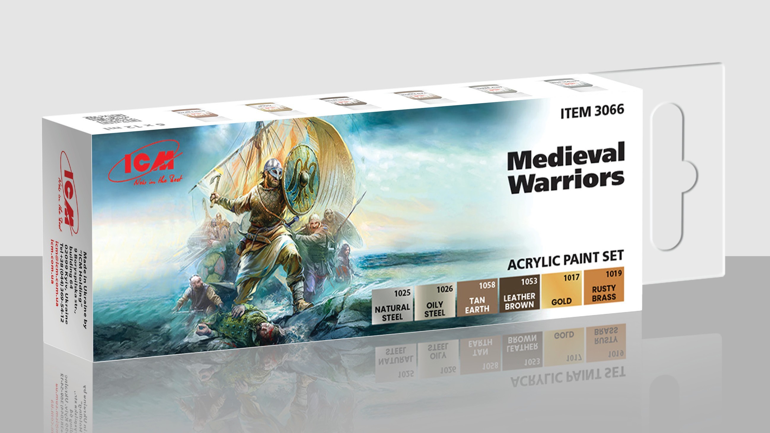 SOON ON SALE! Acrylic paint set for Medieval Warriors