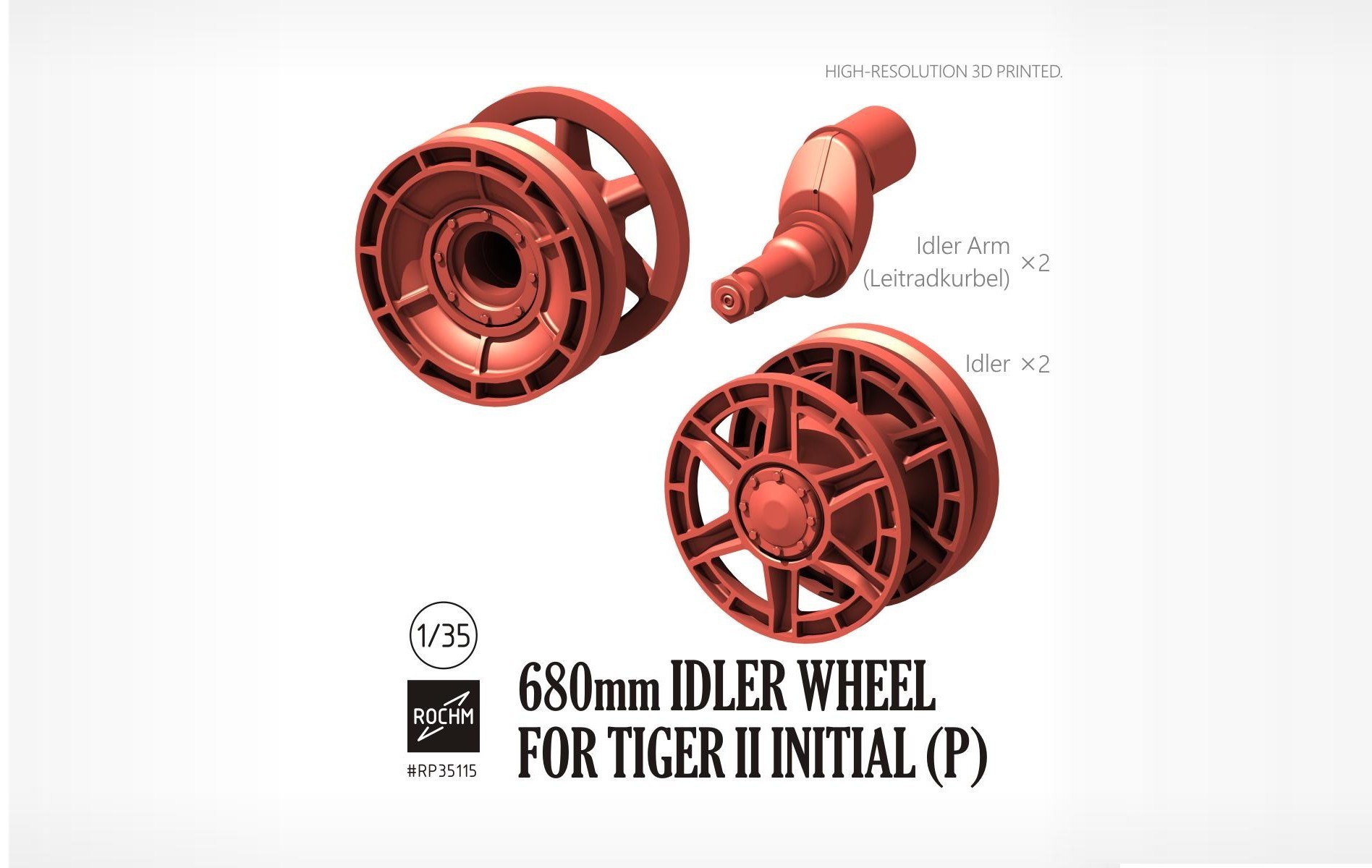 Rochm: Tiger II Tracks and Idler wheels