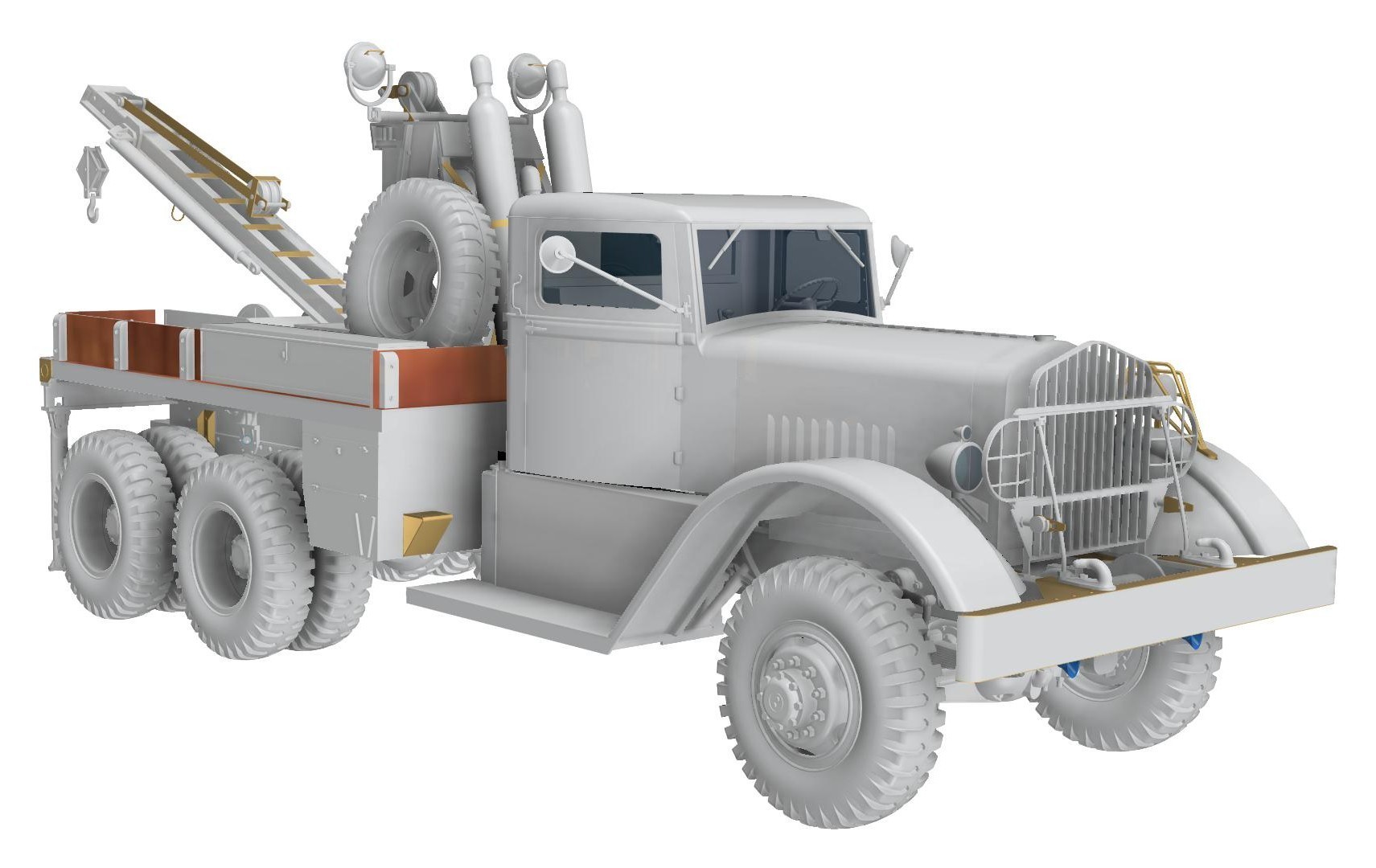 Thunder Model: M1 series 2 Ward LaFrance Wrecker C Renders