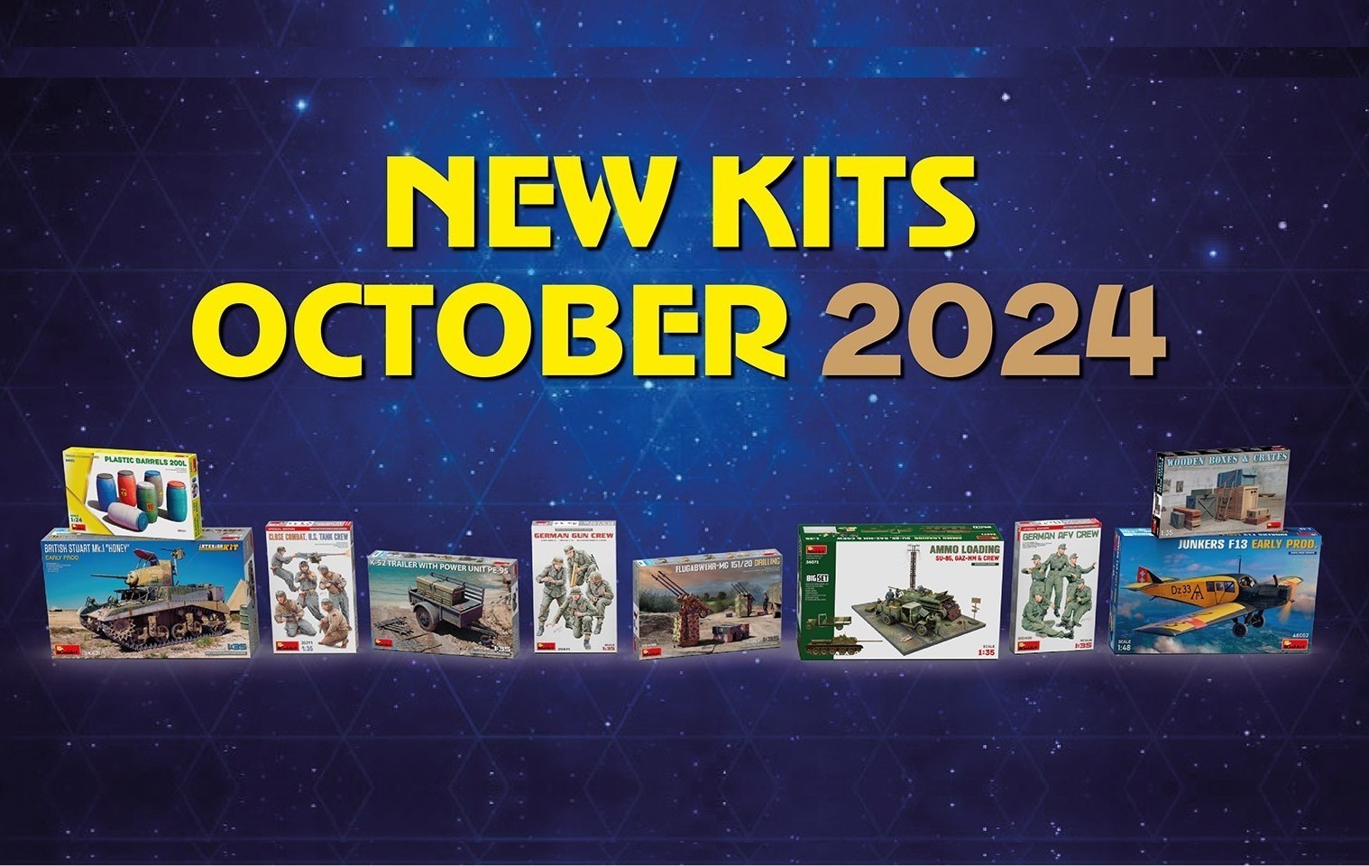 New #MiniArt Kits Available ✅ October 2024
