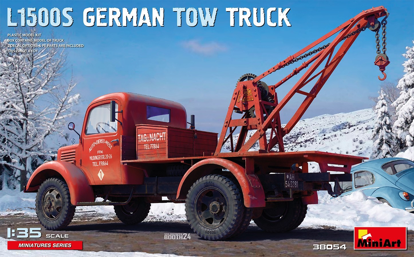 38054 L1500S German Tow Truck