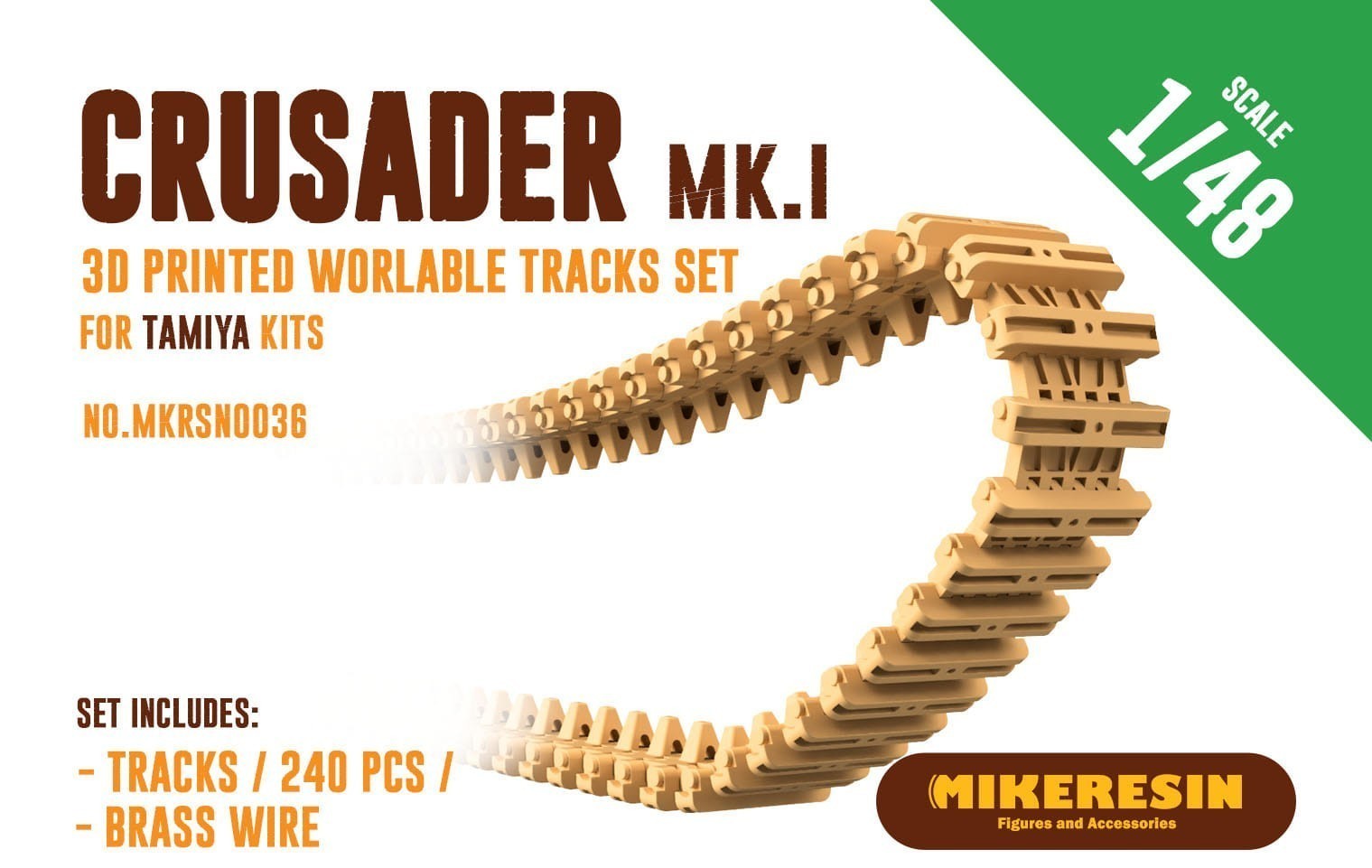 MikeResin: 1/48 Tracks and Accessories