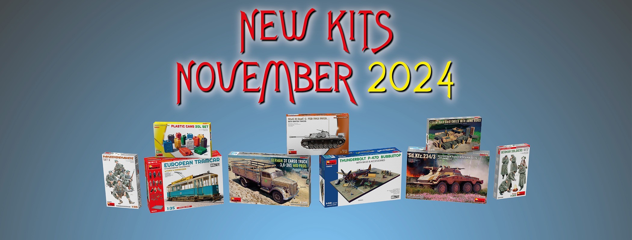 New #MiniArt Kits Available ✅ November 2024