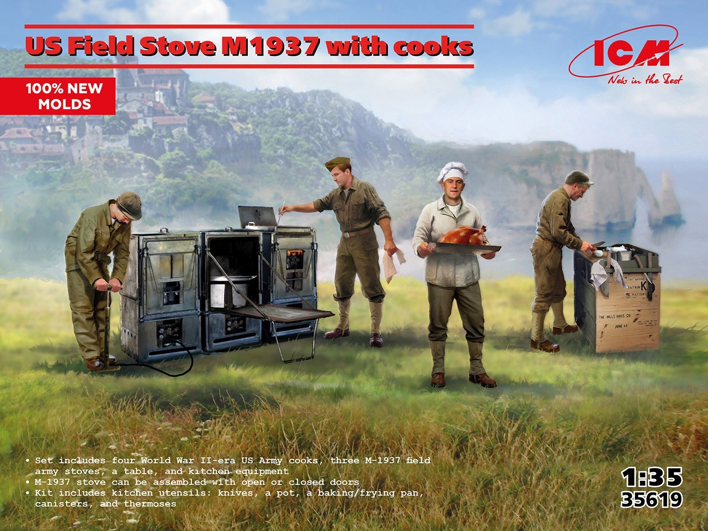 SOON ON SALE! US Field Stove M1937 with cooks