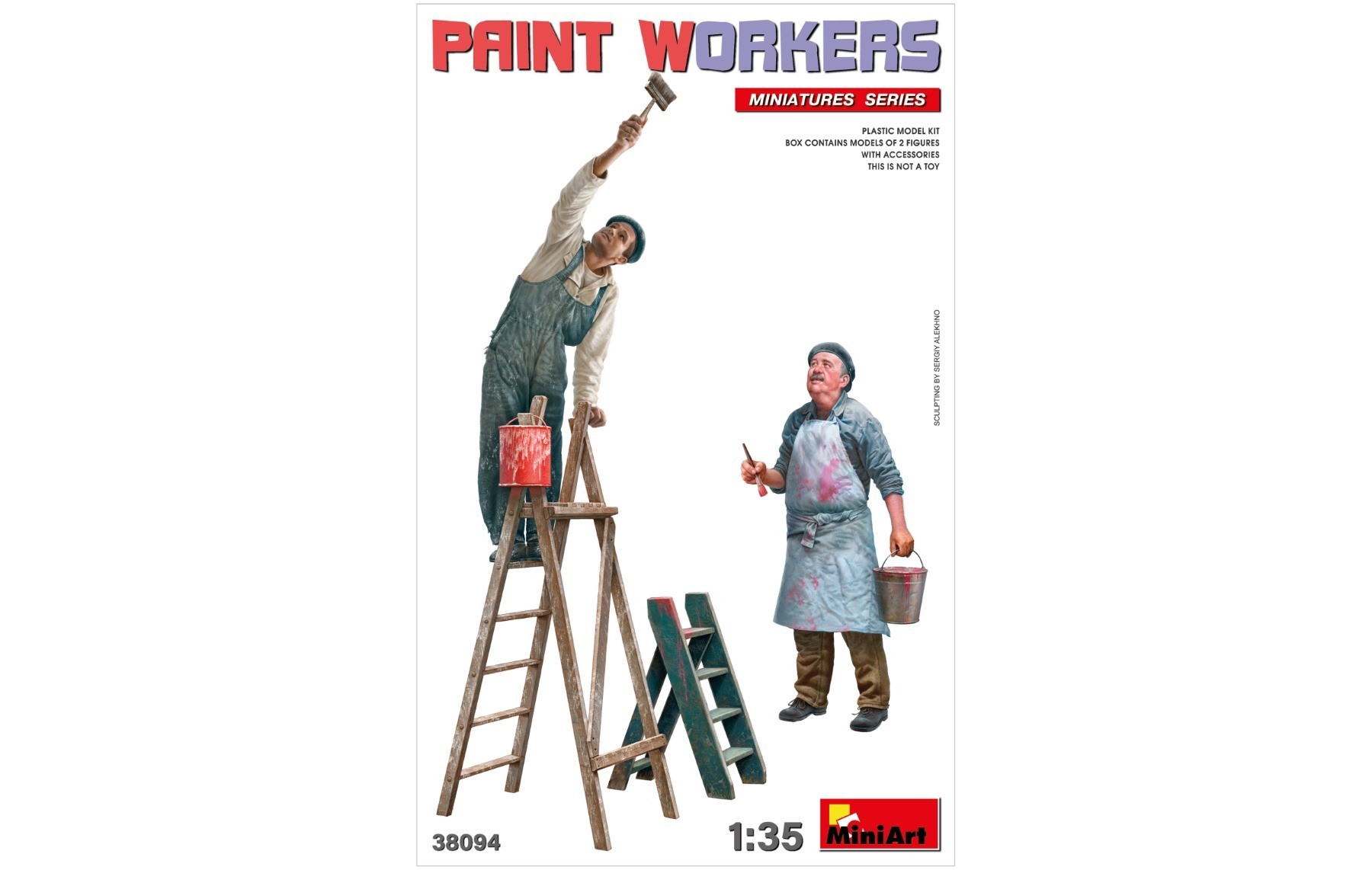 MiniArt 38094 Paint Workers With Accessories