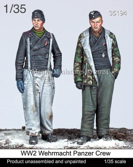 Wehrmacht Panzer Crew in Two Scales