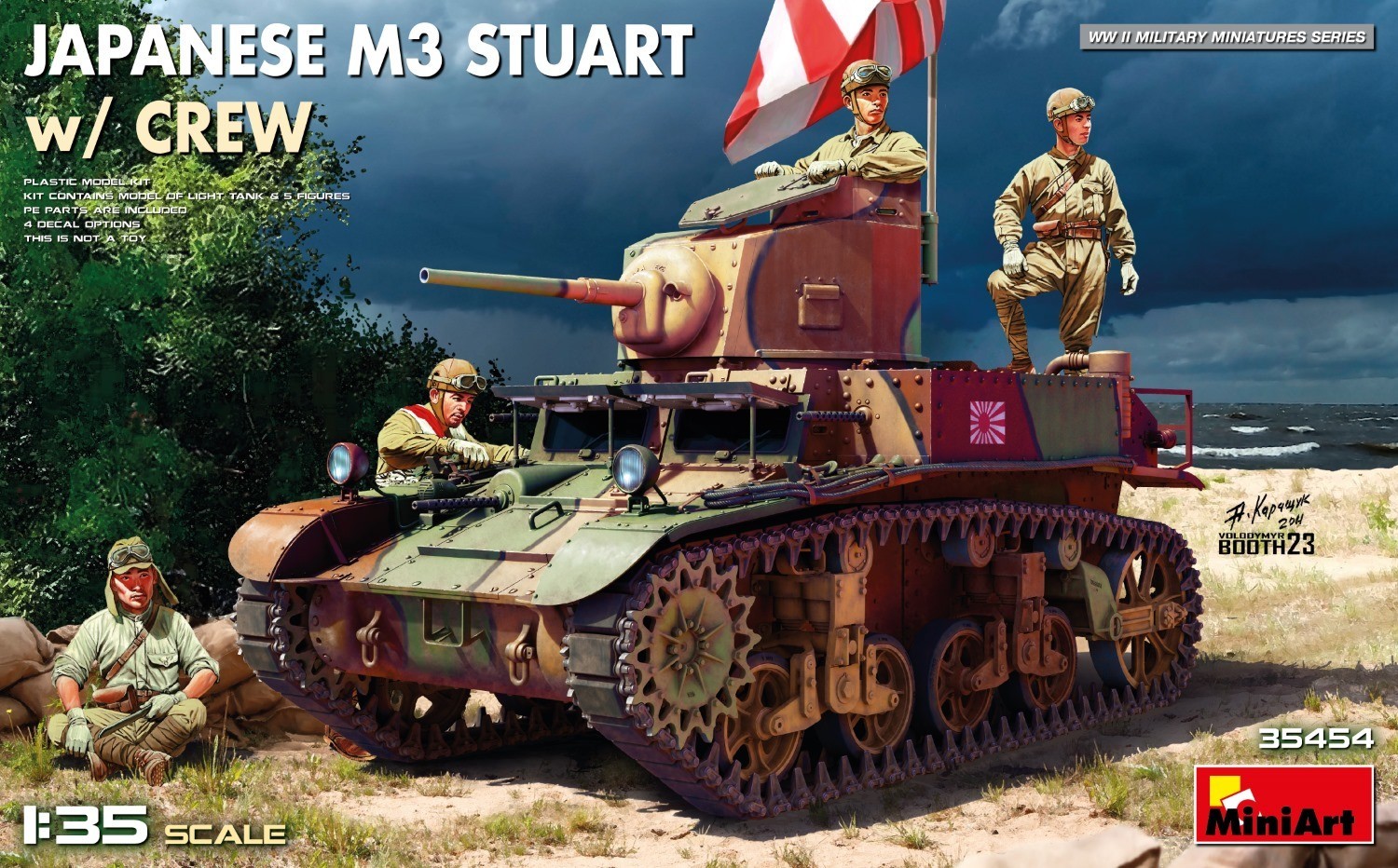 MiniArt 35454 Japanese M3 Stuart w/Crew