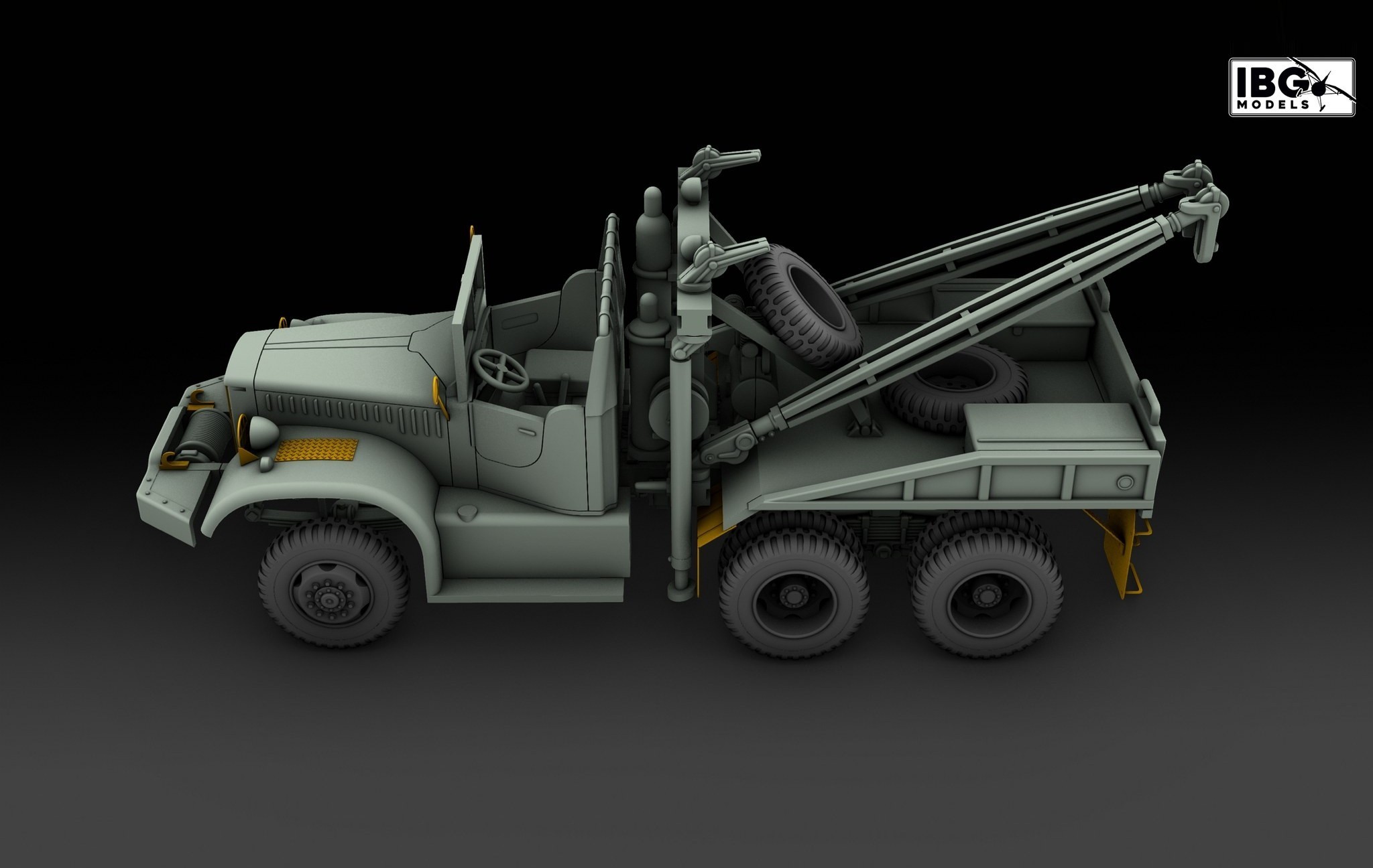 IBG Models: Diamond T 969 Wrecker Renders
