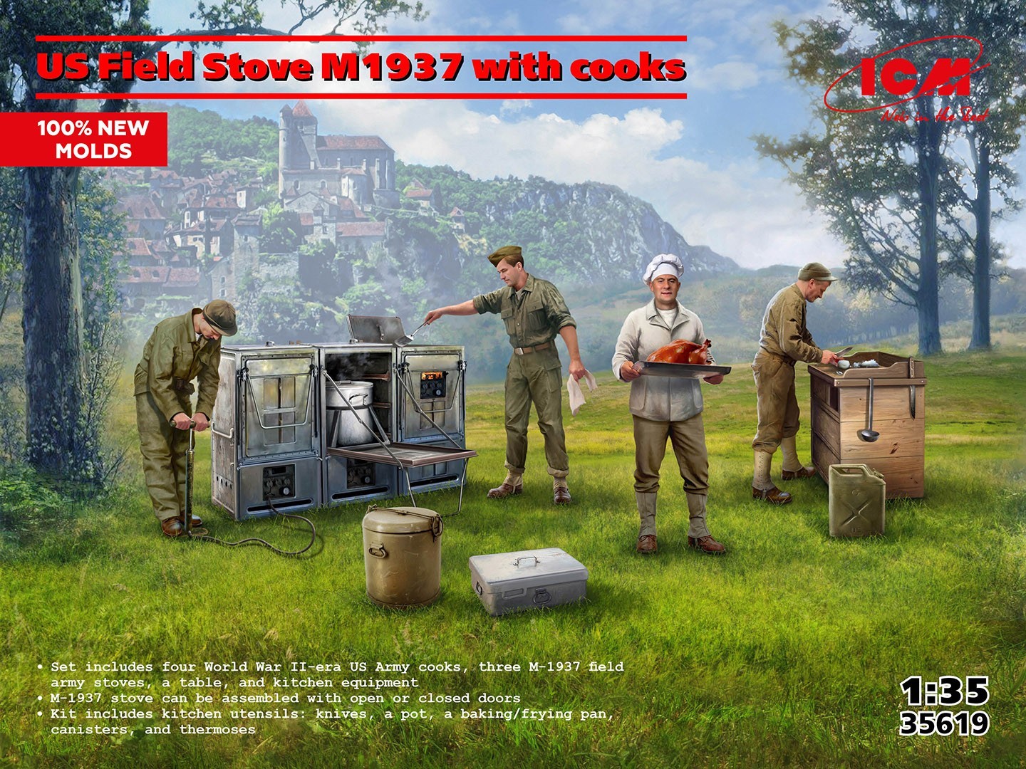 U.S. Field Stove with Cooks