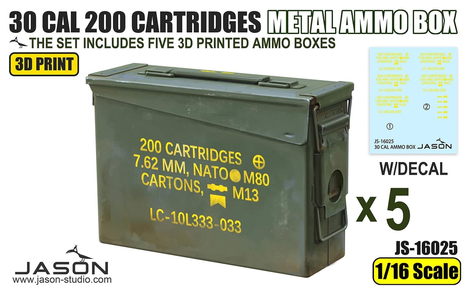 New 1/16 Accessories from Jason Studio