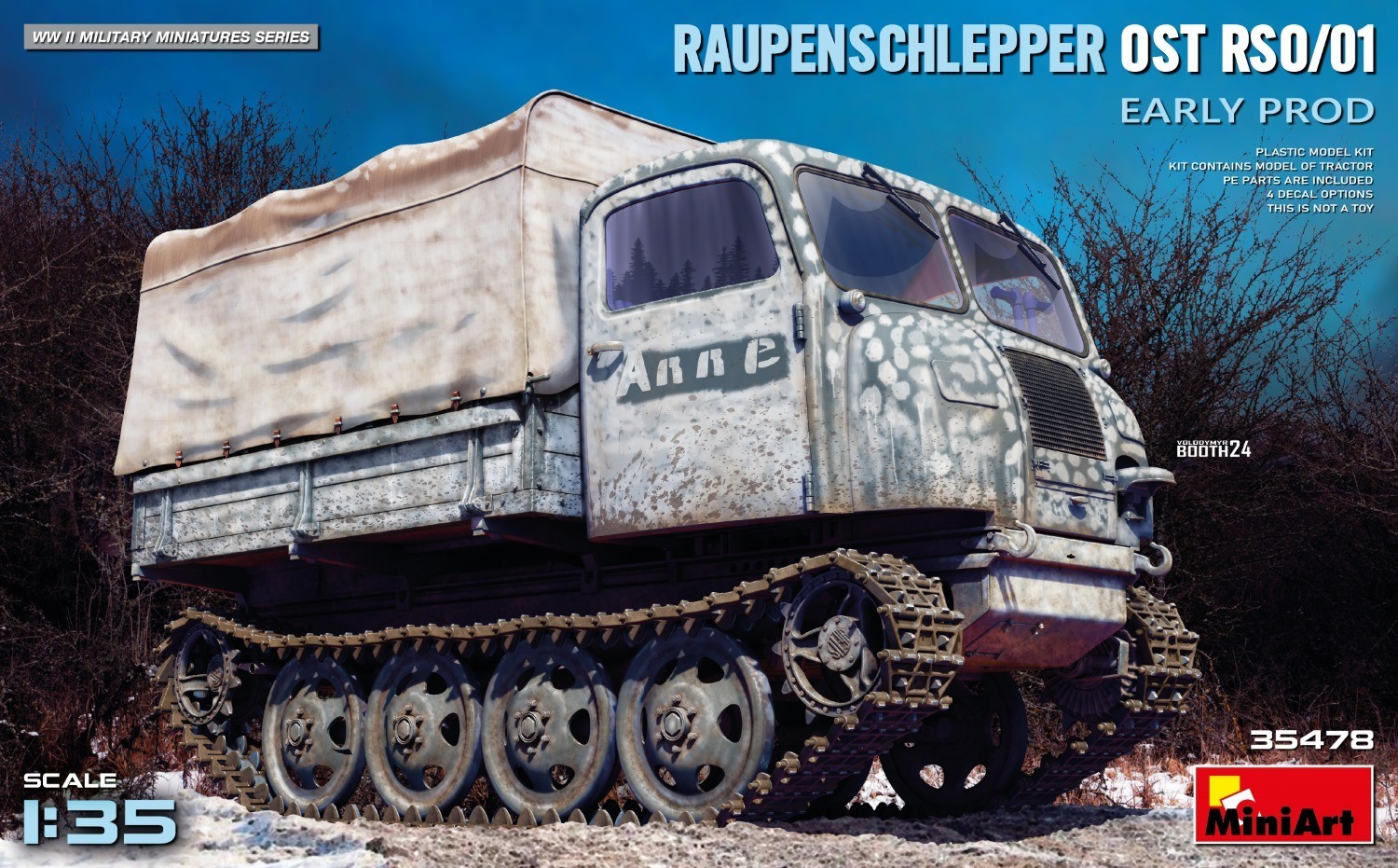 MiniArt 35478 RAUPENSCHLEPPER OST RSO/01. EARLY PROD