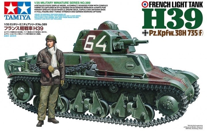 Tamiya: French Light Tank H39