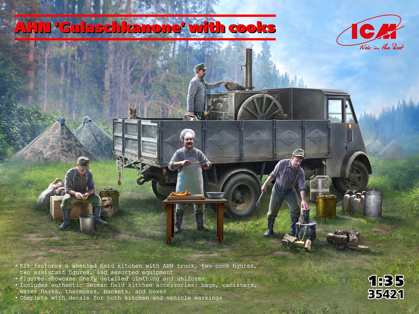 SOON ON SALE! AHN “Gulaschkanone” with cooks