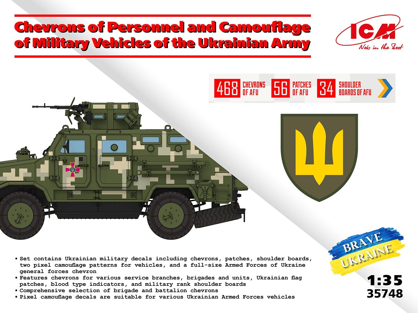SOON ON SALE! Chevrons of Personnel and Camouflage of Military Vehicles of the Ukrainian Army