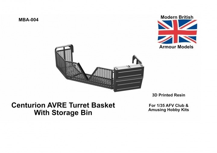 Turret basket for engineering tanks 