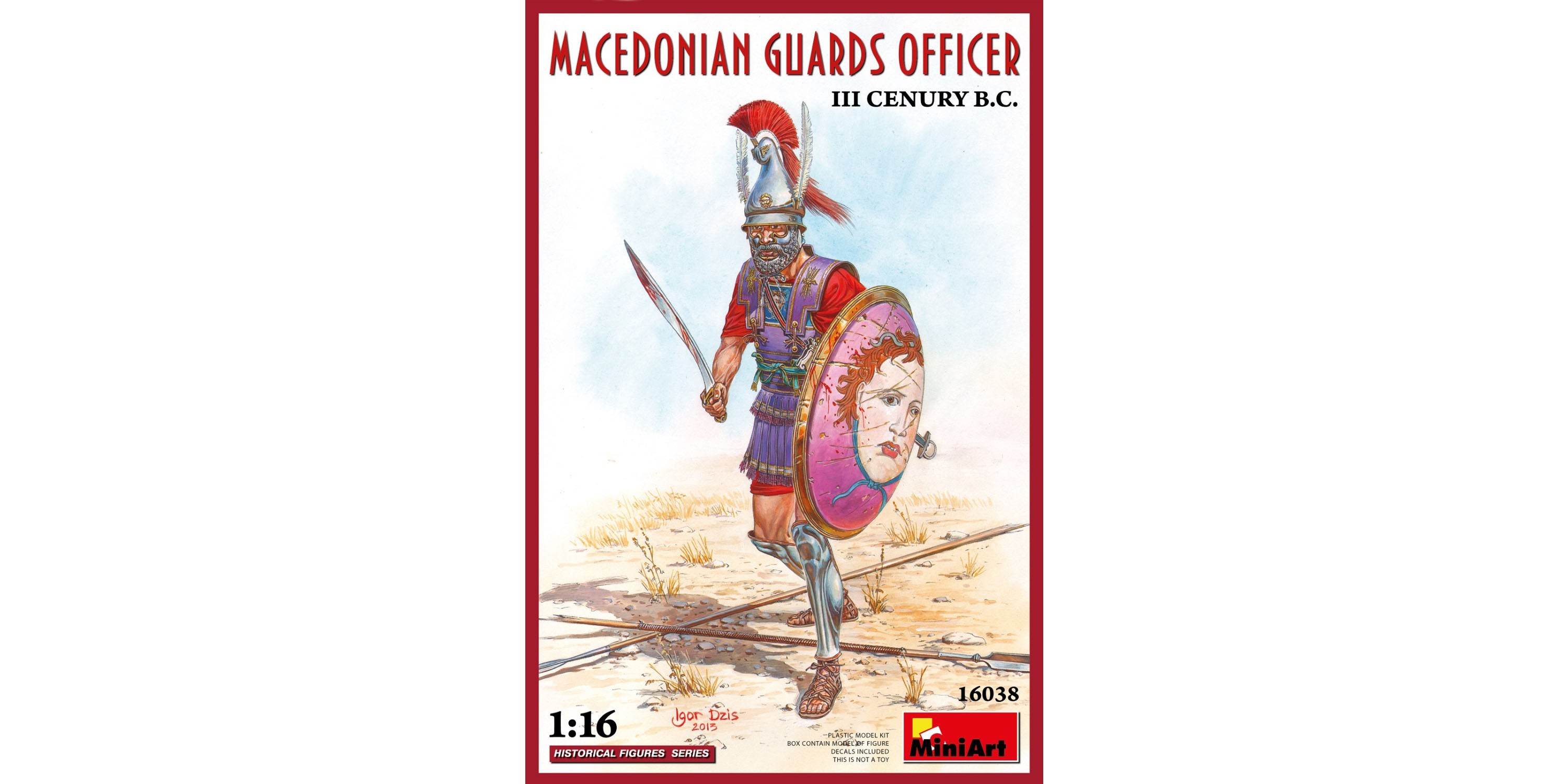 MiniArt 16038 Macedonian Guards Officer. III Century B.C.