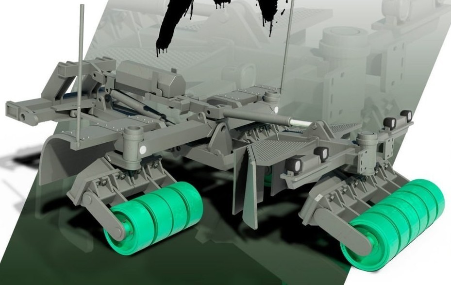 Automobile and tanks mine plows