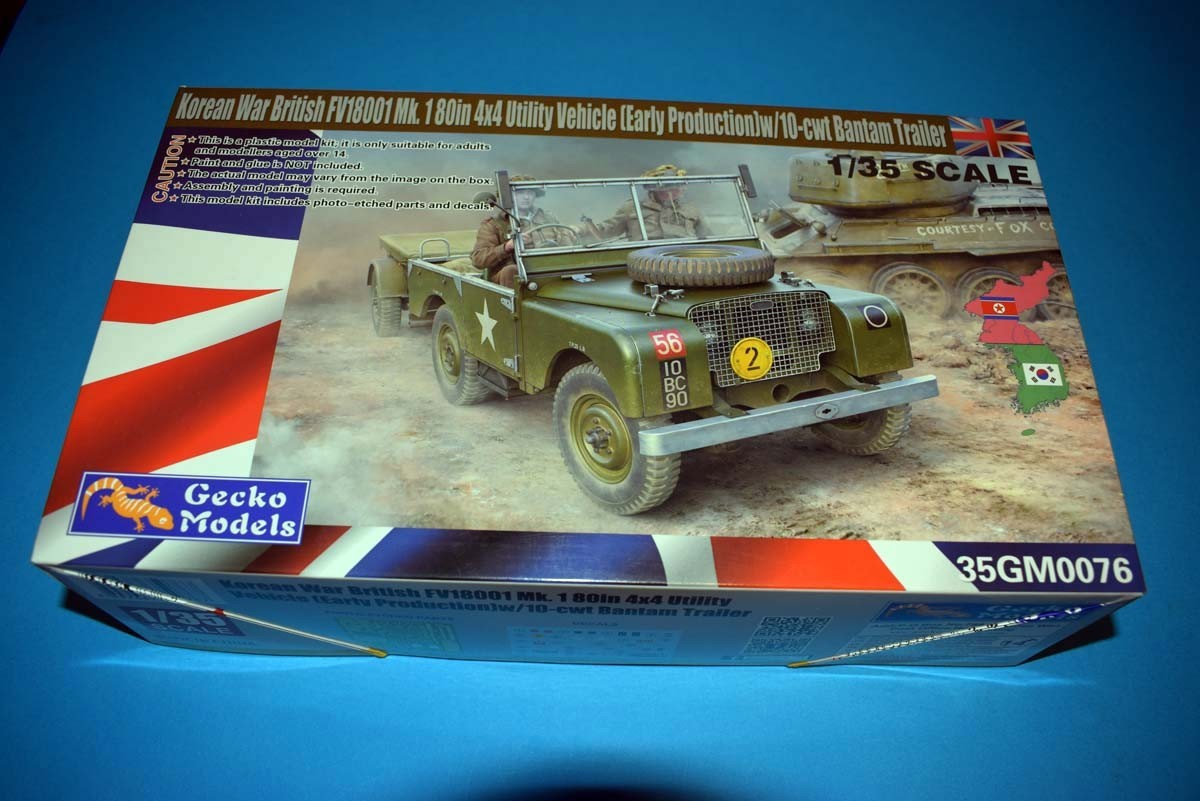 Korean War FV18001 Mk 1 80inch 4x4 Utility Vehicle (Early Production with 10CWT Bantam Trailer