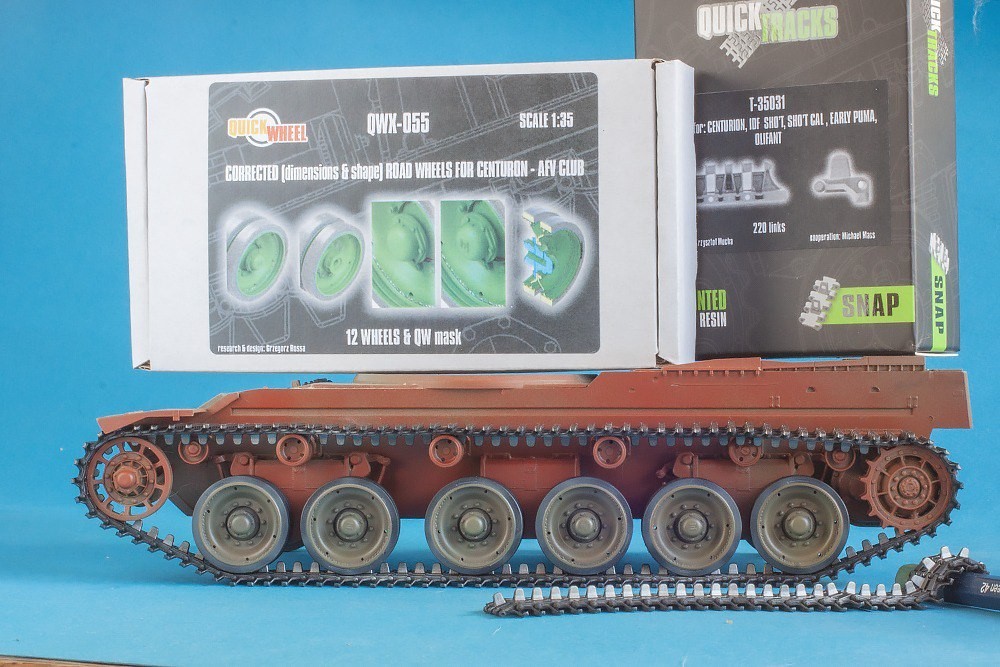 Tracks and Rollers for Centurion