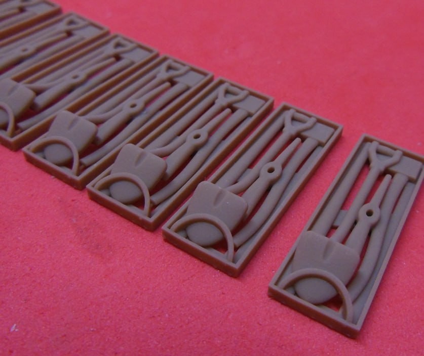 Entrenching tool for American equipment in 1/35