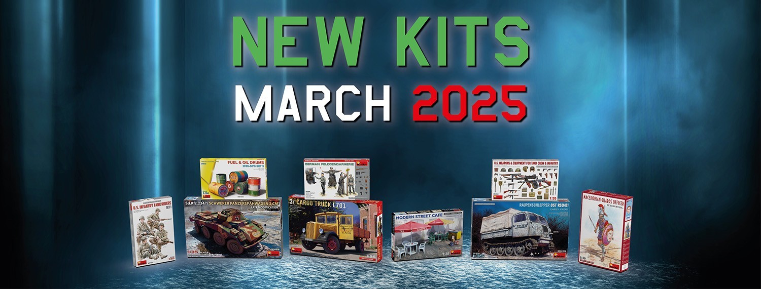 New MiniArt Kits Available ✅ March 2025