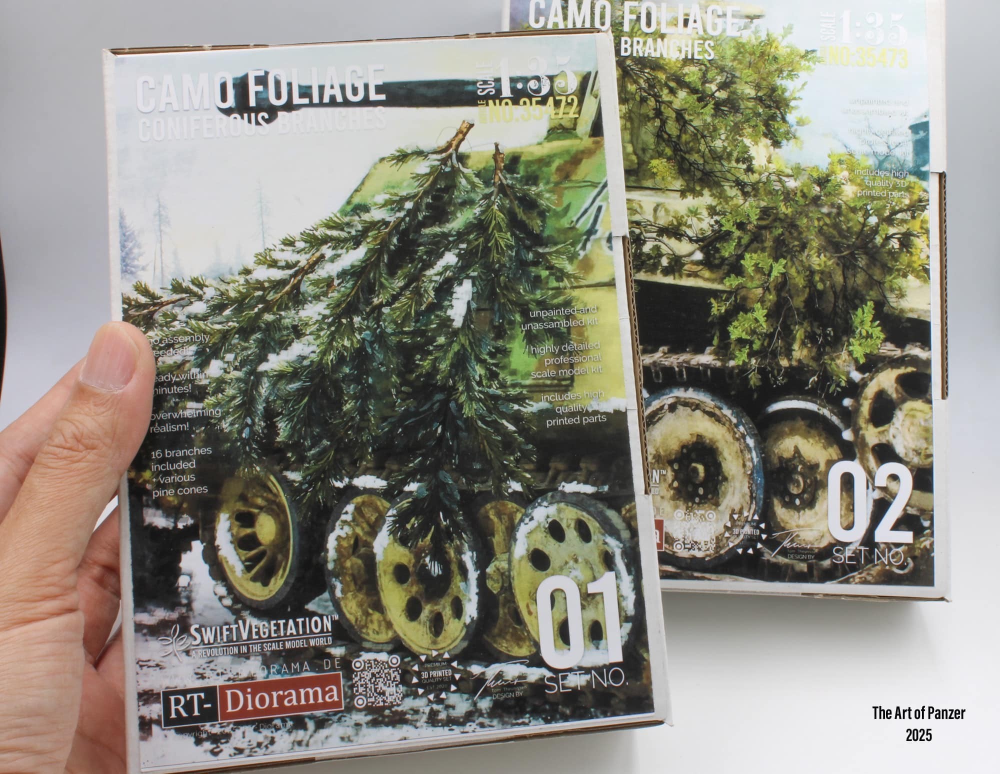 How to: RT-Dioramas New Camo Foliage Sets