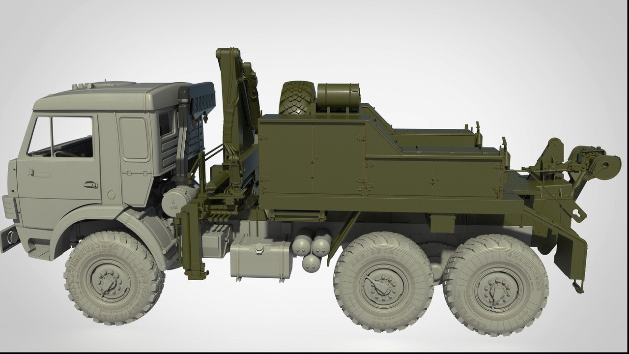Conversion kit for KAMAZ from Zvezda