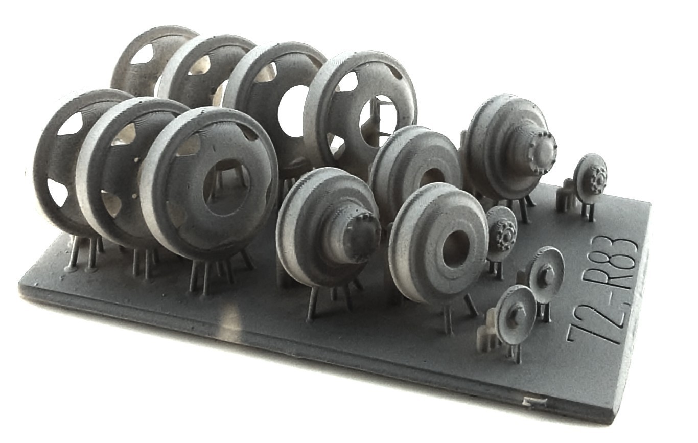 Microworld TG: 1/72 Wheels