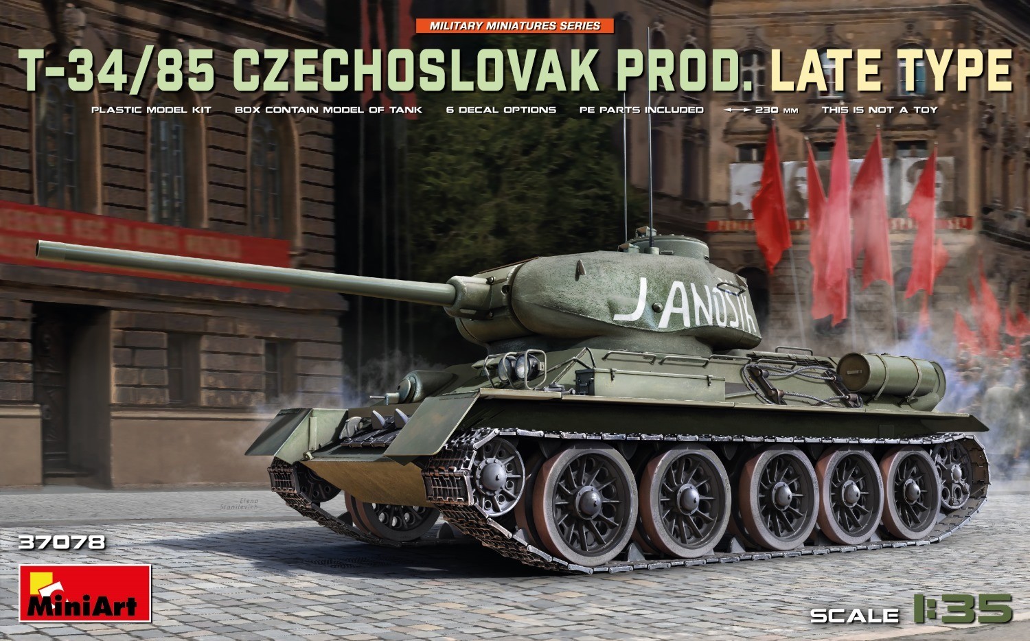 MiniArt 37078 T-34-85 Czechoslovak Prod. Late Type