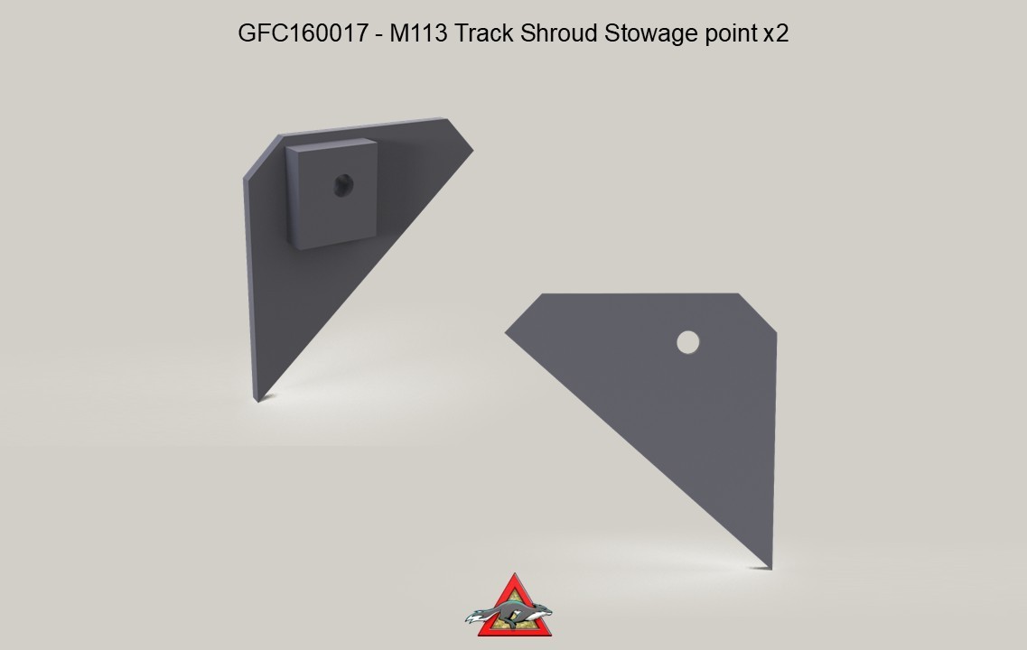 Grey Fox Concepts: 1/16 M113 Track Shroud Stowage point