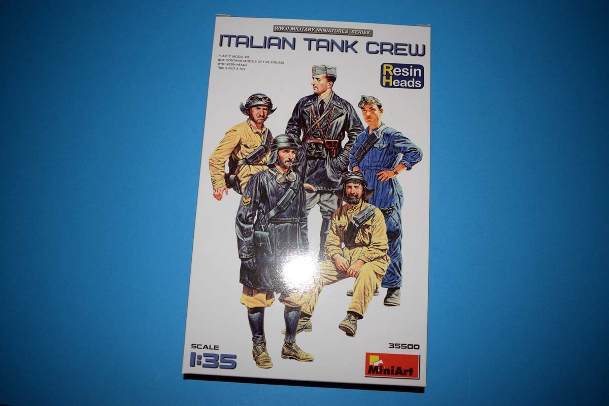 Italian Tank Crew - Resin Heads