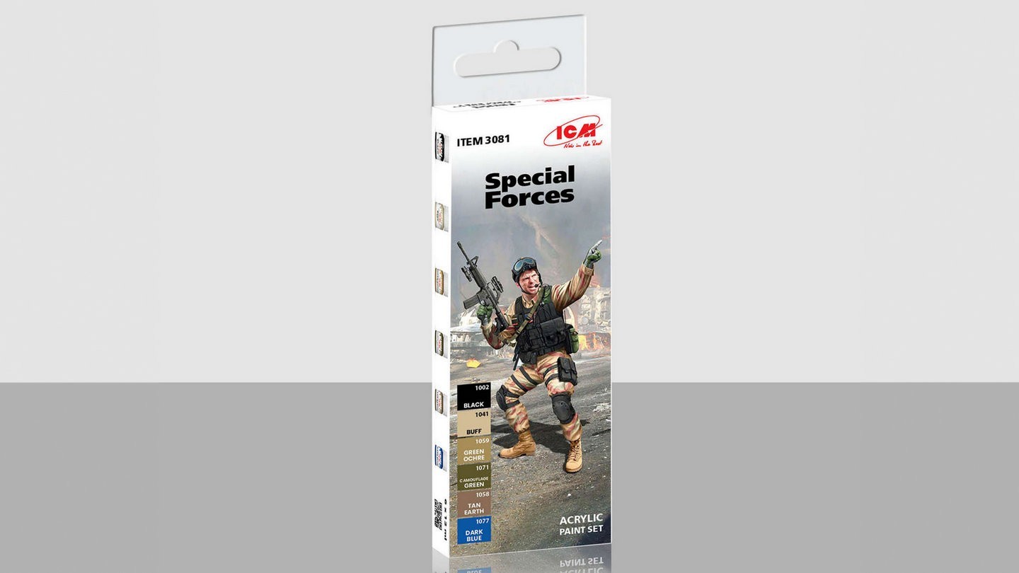 SOON ON SALE! Acrylic paint set for Special Forces